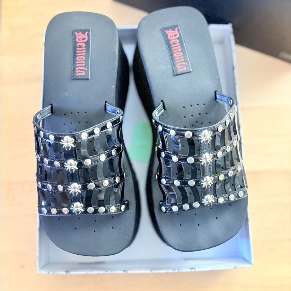 Demonia Funn platform sandals - image 2